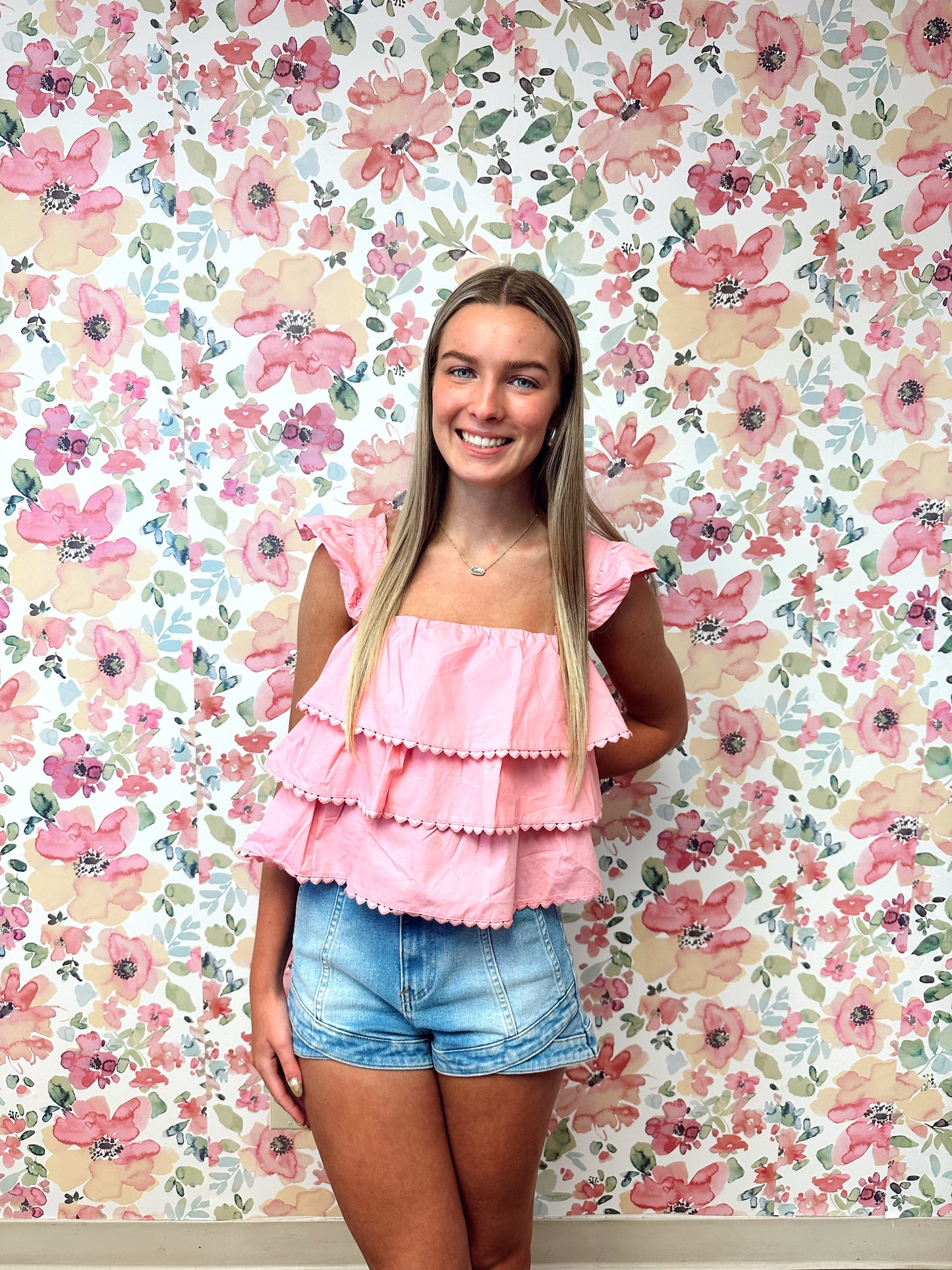 Alex Ruffle Tank