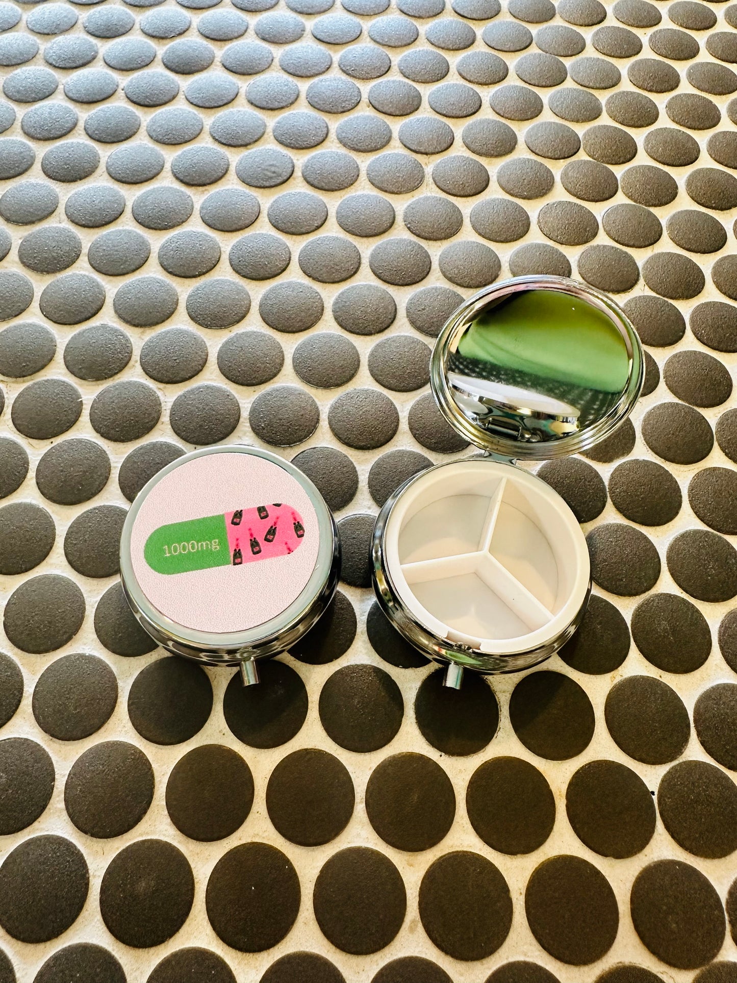 Champagne Pill Case