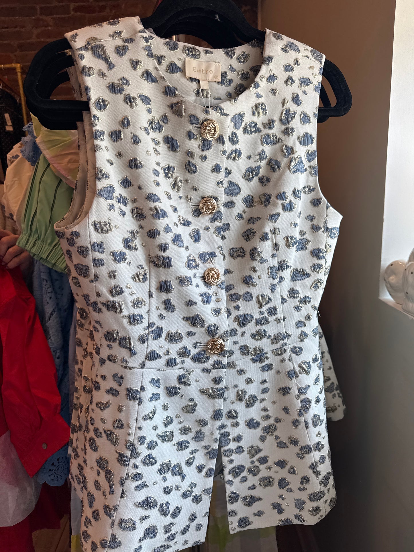 A Cheetah Button Up
