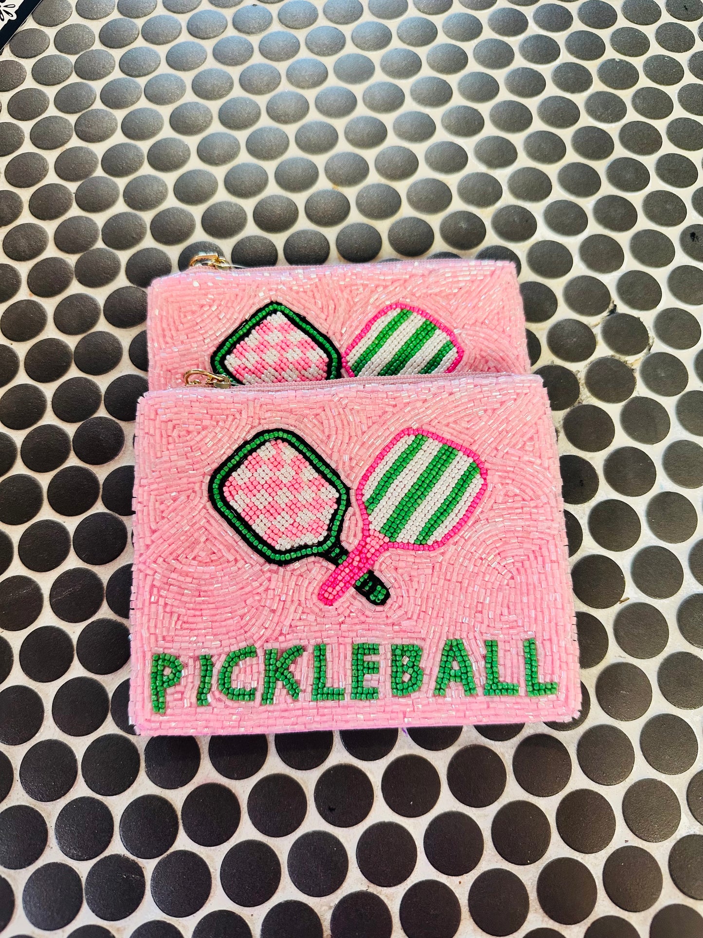 Pickle Ball Coin Pouch