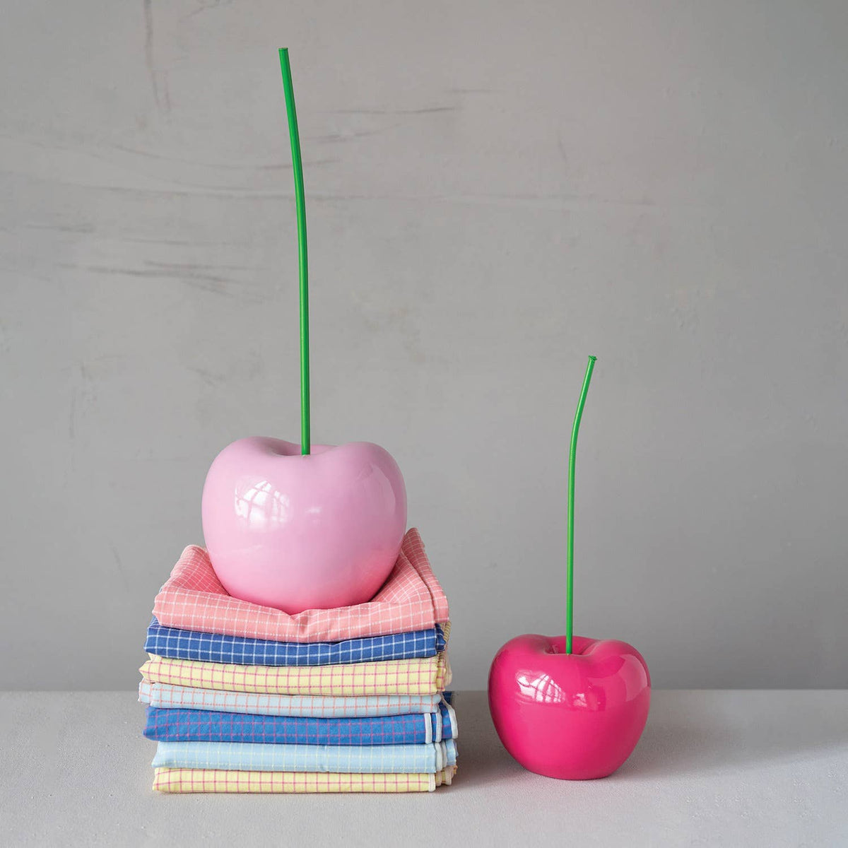 Resin Cherry Decorative Tabletop Object (6-1/2"L)