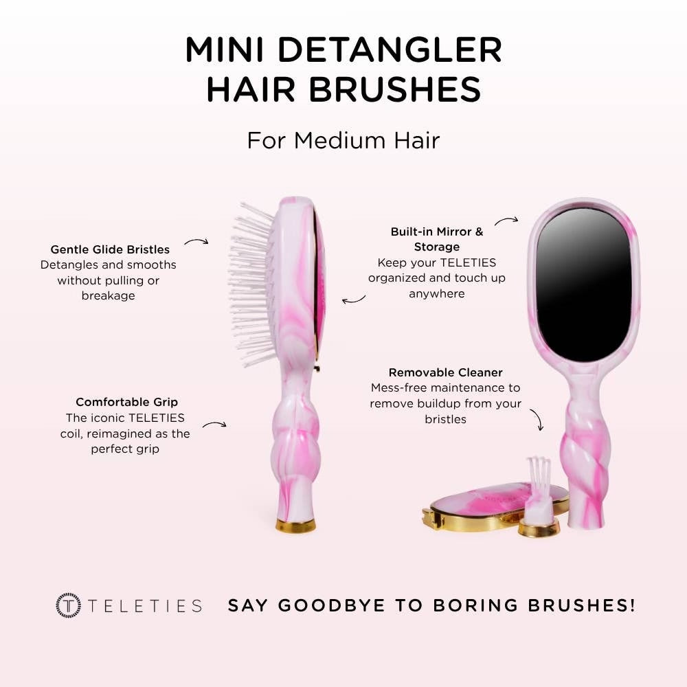 Mini Detangler Hair Brush For Medium Hair (Pinch Me!)
