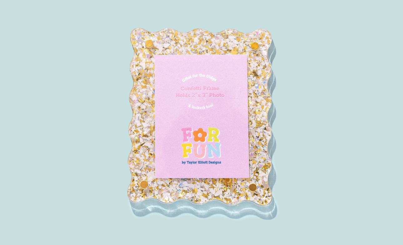 Pearl Confetti Magnetic Frame