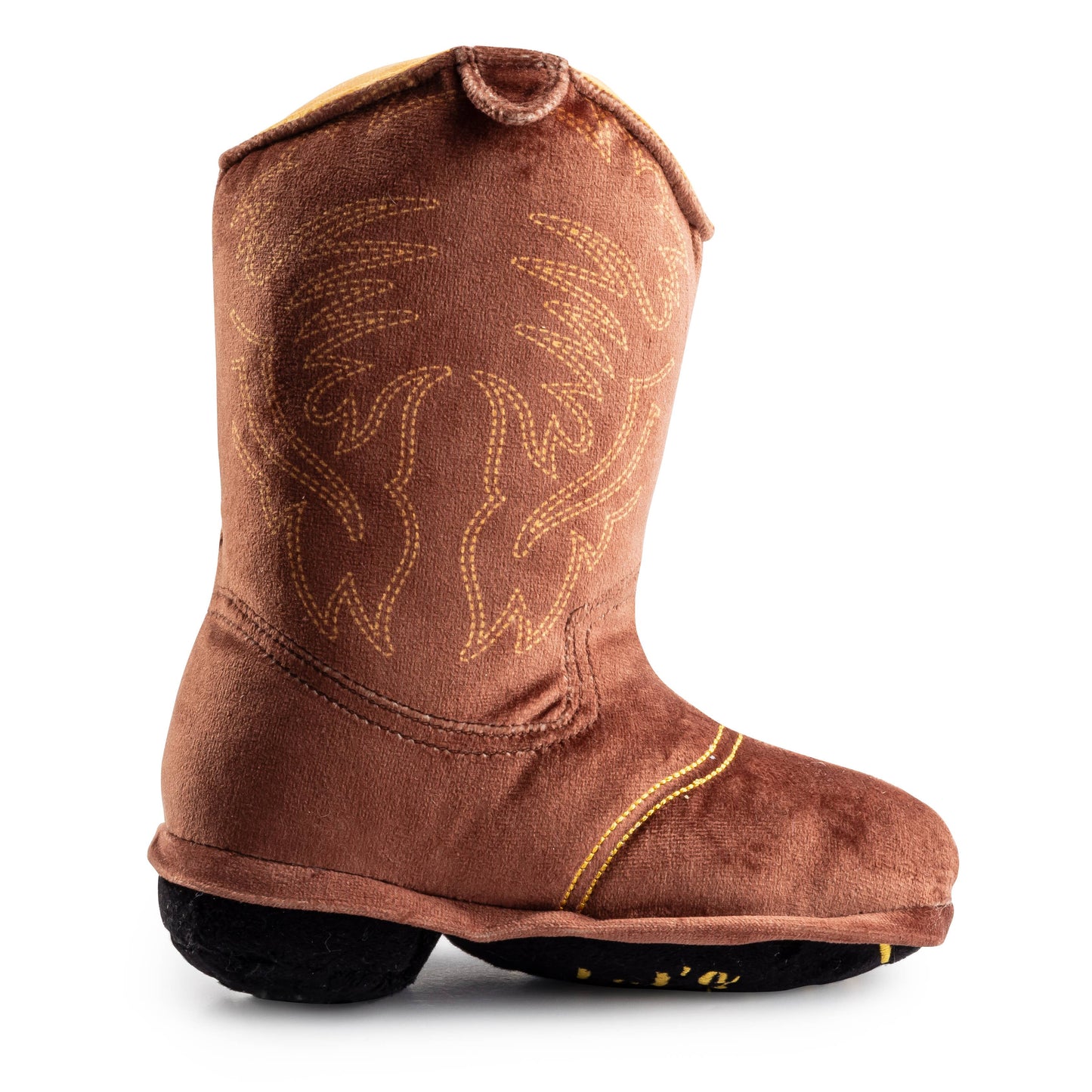 Brown Western Cowboy Boot | Squeaker Dog Toy