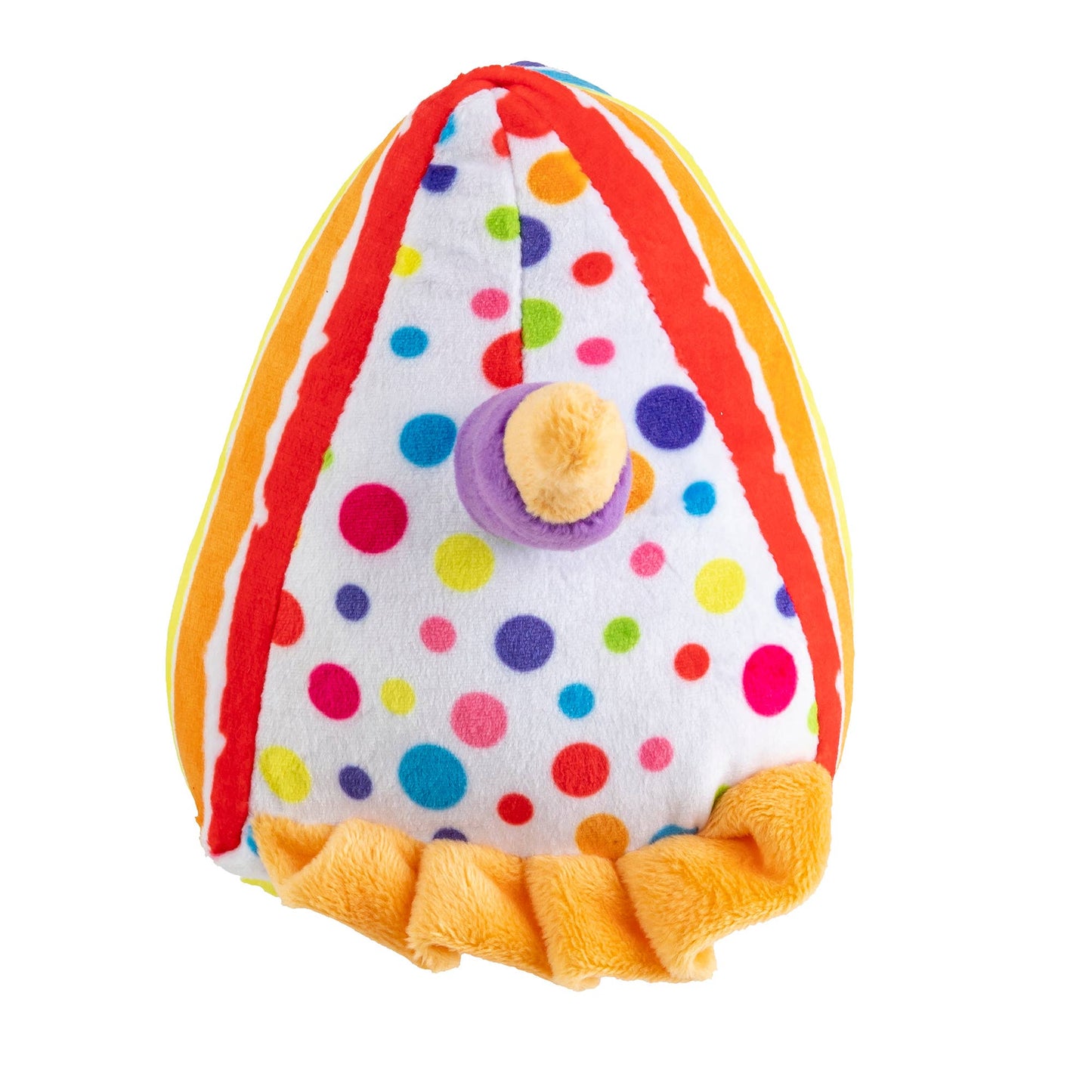 Birthday Cake Slice | Squeaker Dog Toy