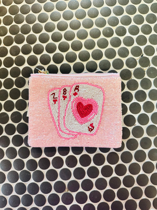 Hand Of Cards Coin Pouch