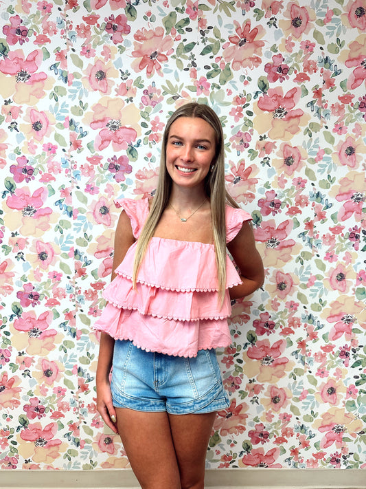 Alex Ruffle Tank