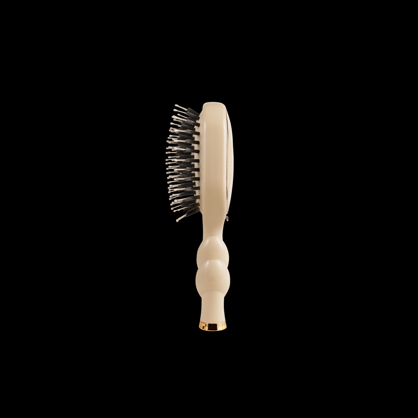 Mini Boar Bristle Hair Brush (Tan)