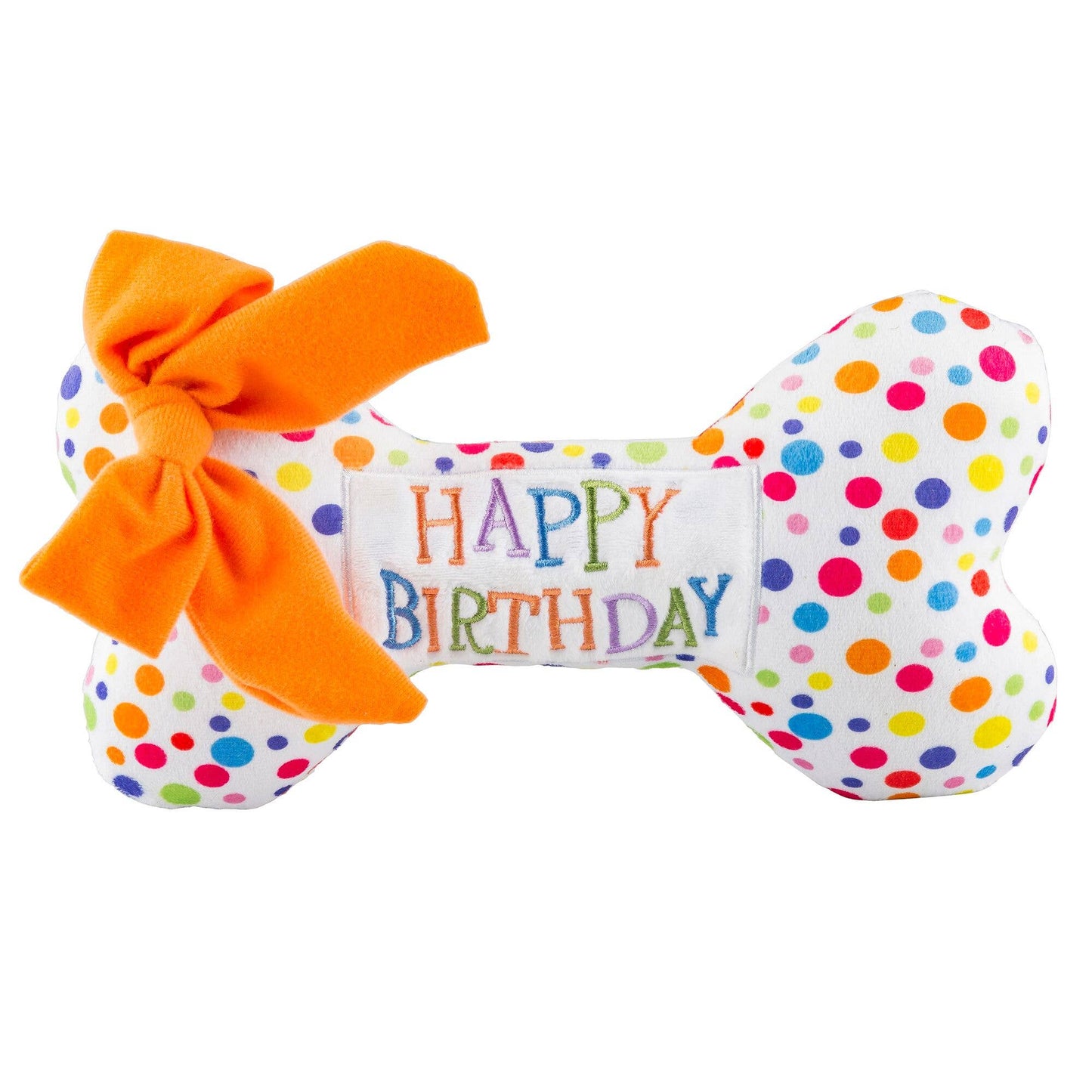 Happy Birthday Bones  | Squeaker Dog Toy