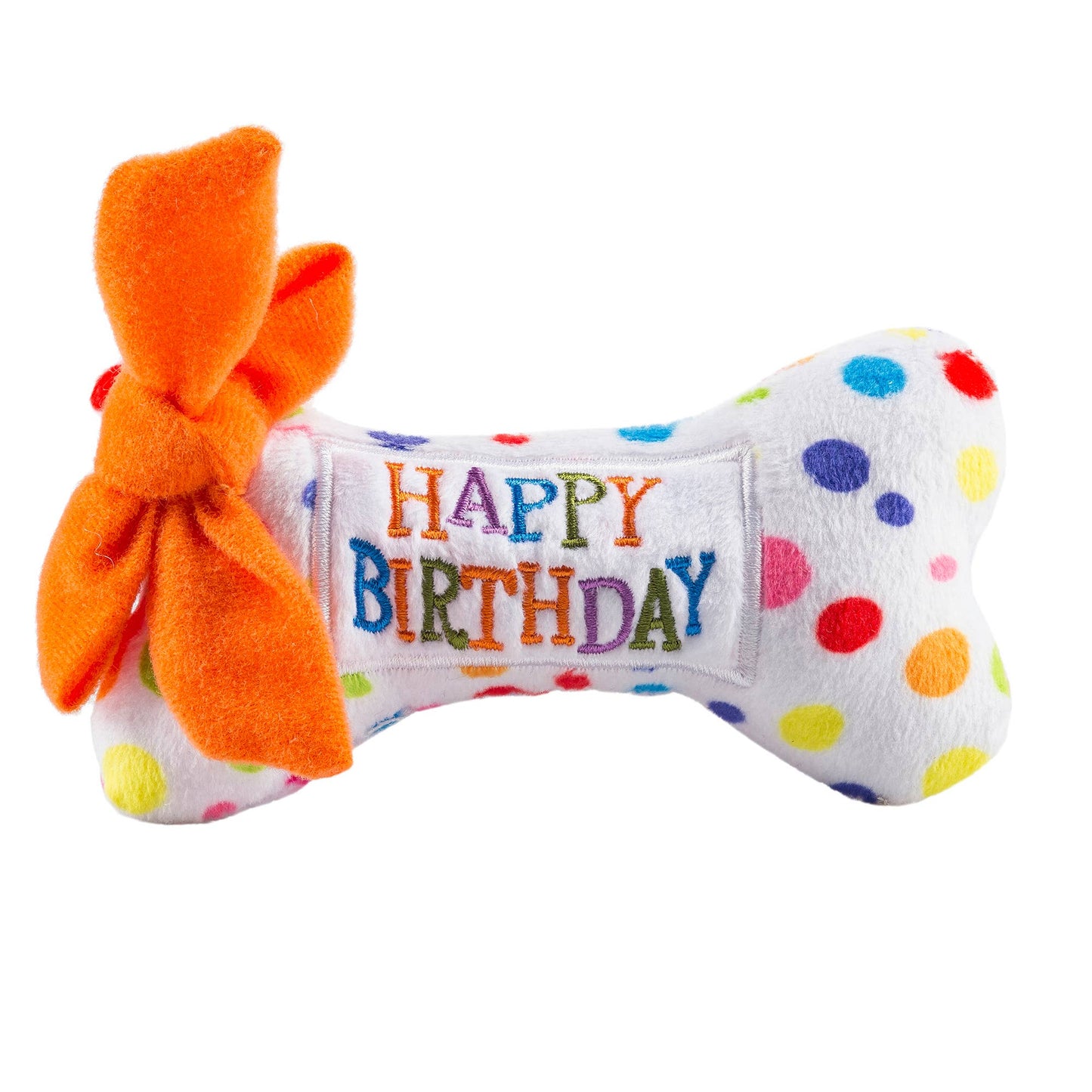 Happy Birthday Bones  | Squeaker Dog Toy