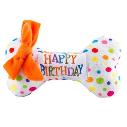 Happy Birthday Bones  | Squeaker Dog Toy