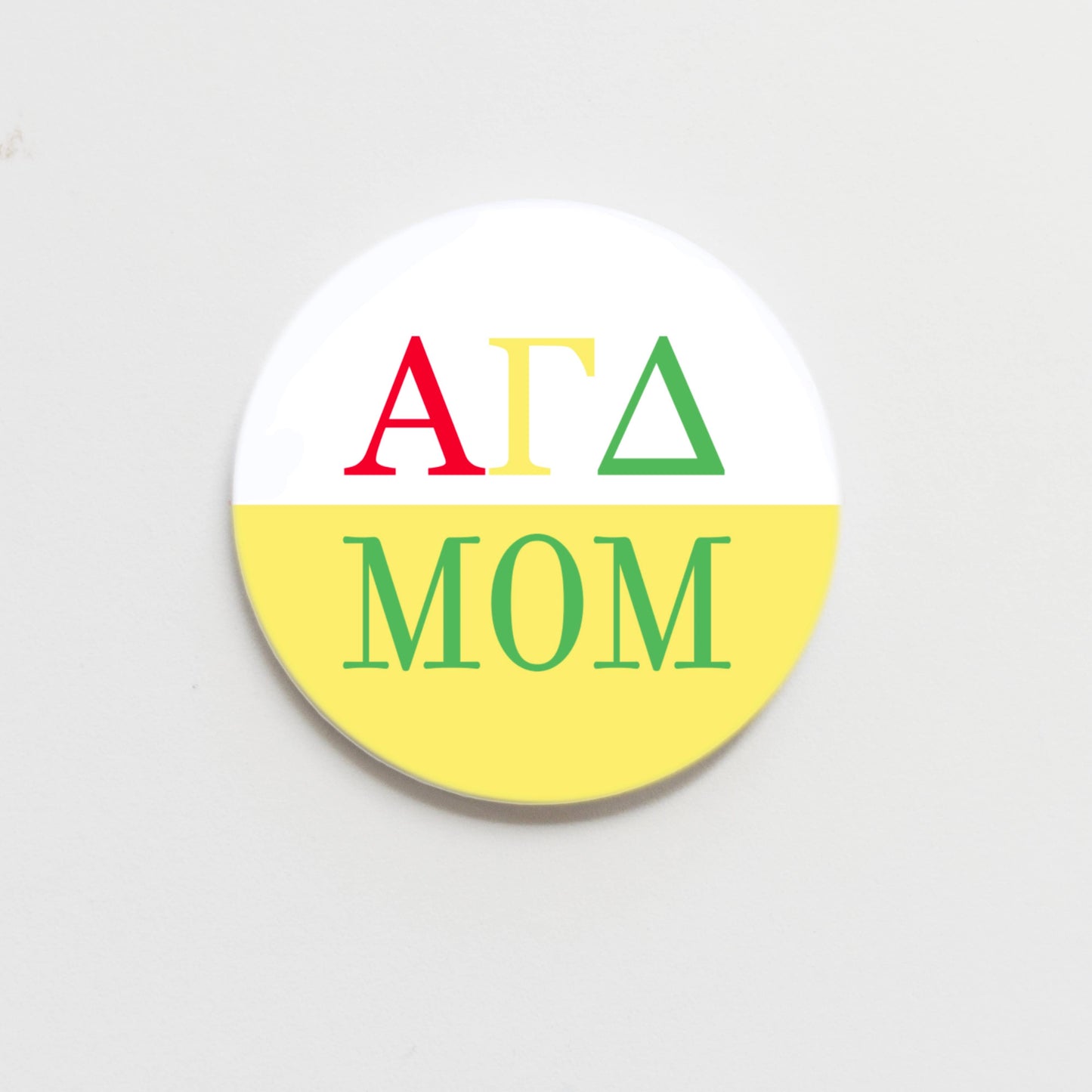 Alpha Gamma Delta Parent Button - 2.25 inch