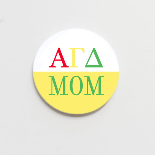 Alpha Gamma Delta Parent Button - 2.25 inch