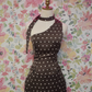 Brown & Cream Polka Dot Set