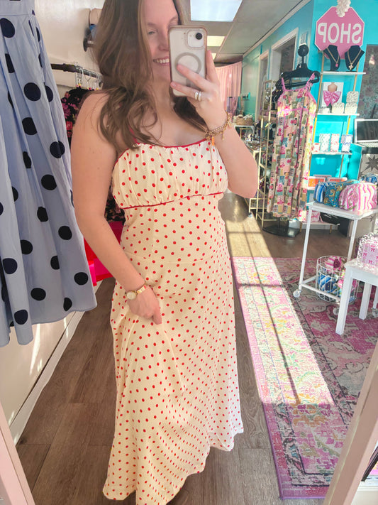 Reagan Polka Dot Dress