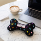 Black Monogram Chewy Vuiton Bone  | Squeaker Dog Toy