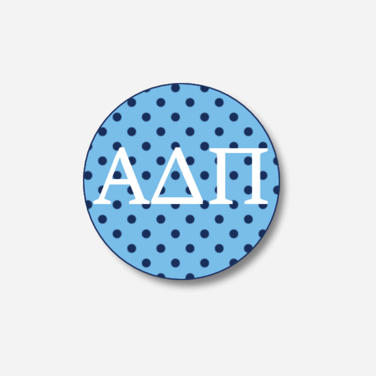 Alpha Delta Pi Dots Button