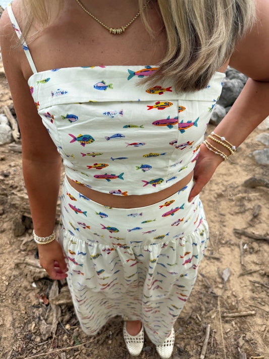 Colorful & Cream Fish Set