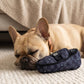 Black Checker Chewy Vuiton Loafer  | Squeaker Dog Toy