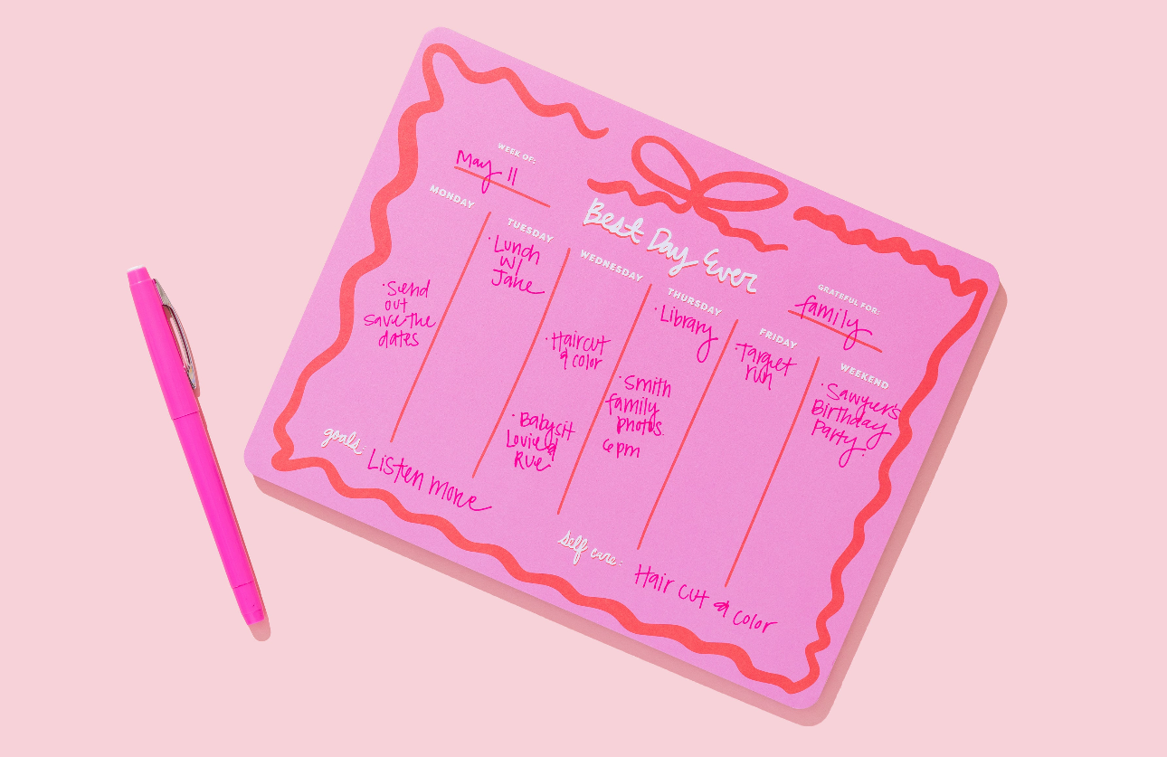 Bow Weekly Planner