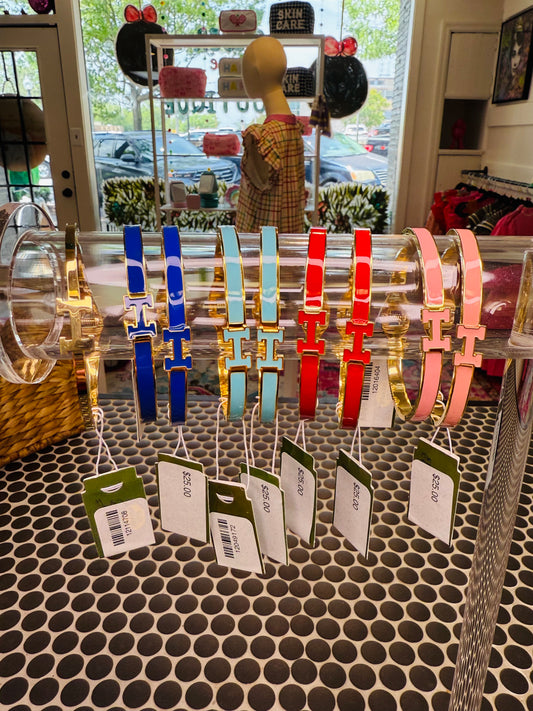 Slim H Bangle Bracelet