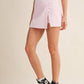 Contrast Binding Skort with Slit