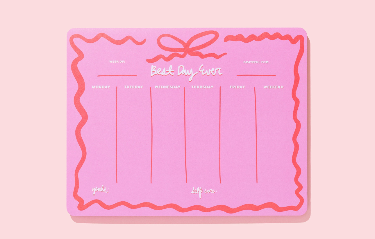 Bow Weekly Planner