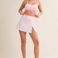 Contrast Binding Skort with Slit