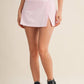 Contrast Binding Skort with Slit