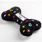 Black Monogram Chewy Vuiton Bone  | Squeaker Dog Toy