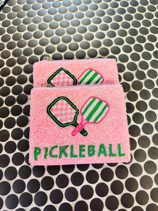 Pickle Ball Coin Pouch