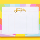 Be The Sunshine Weekly Planner