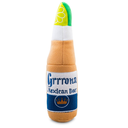 Grrona Beer Bottle | Squeaker Dog Toy