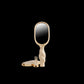 Mini Boar Bristle Hair Brush (Tan)