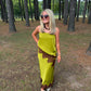Brown & Green Laced Set