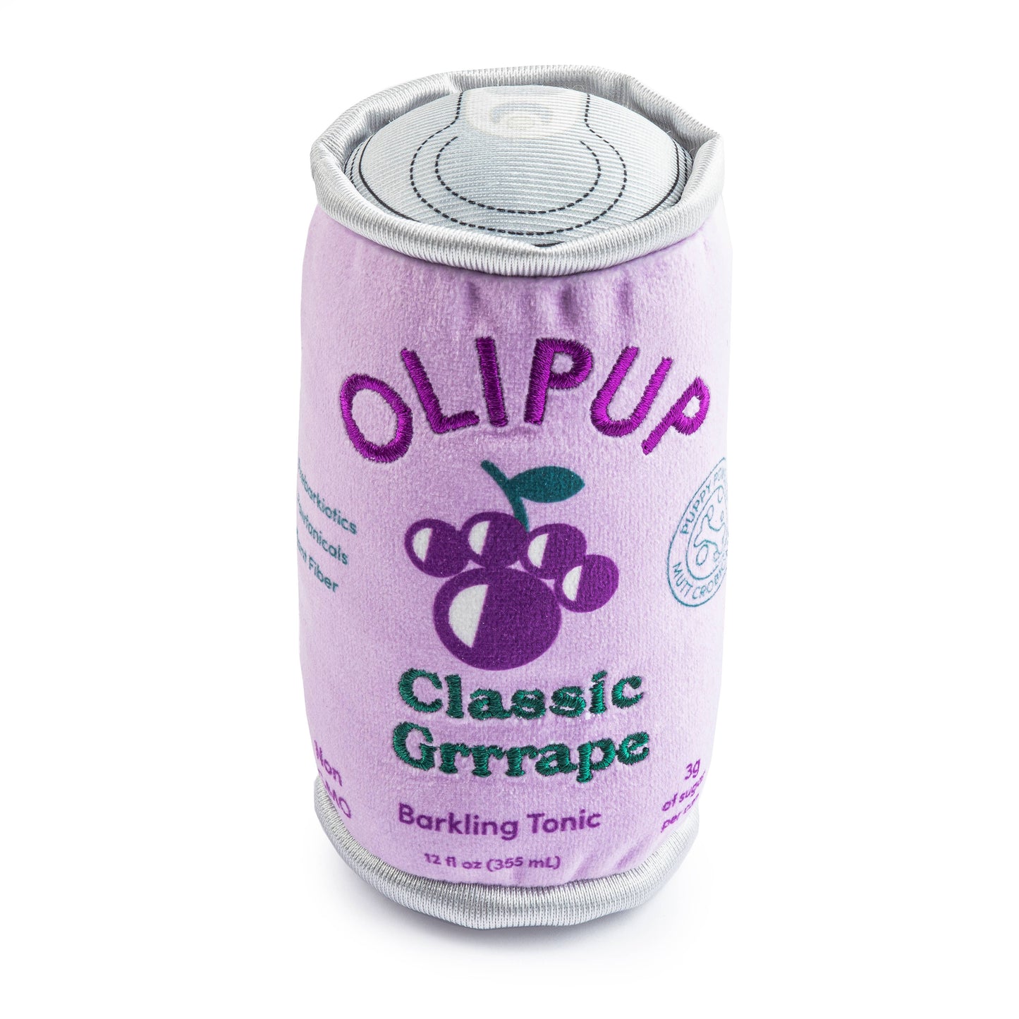 Olipup - Grrrape  |  Plush Squeaker Dog Toy