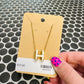 Gold H Necklaces