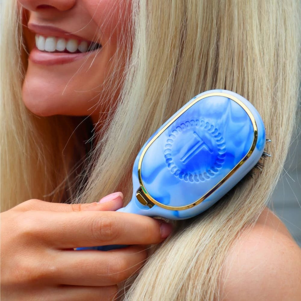 Mini Boar Bristle Hair Brush (Tide & True)