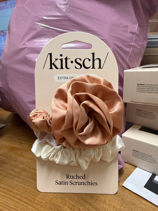 Kit•sch Ruched Satin Scrunchie