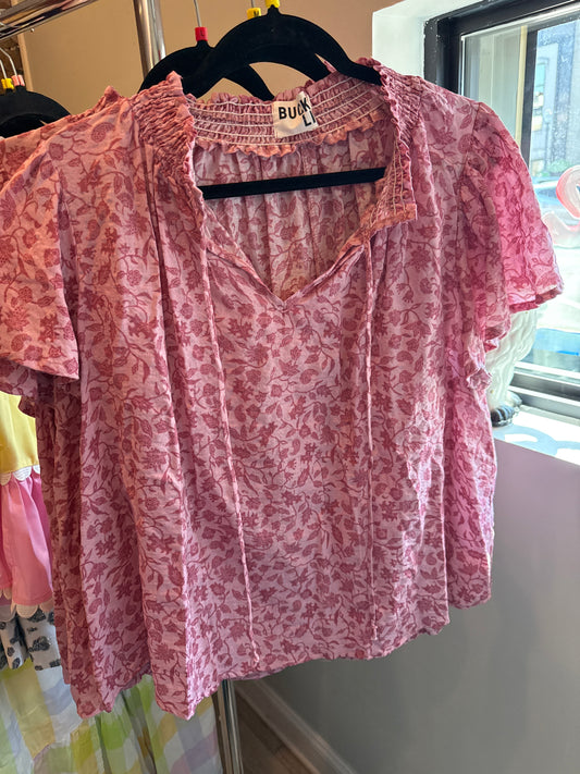 Flowy Pink Blouse