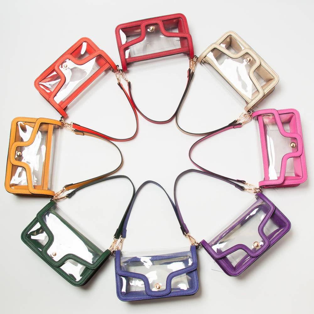 Game Day Stadium Clear Envelope Shoulder Bag