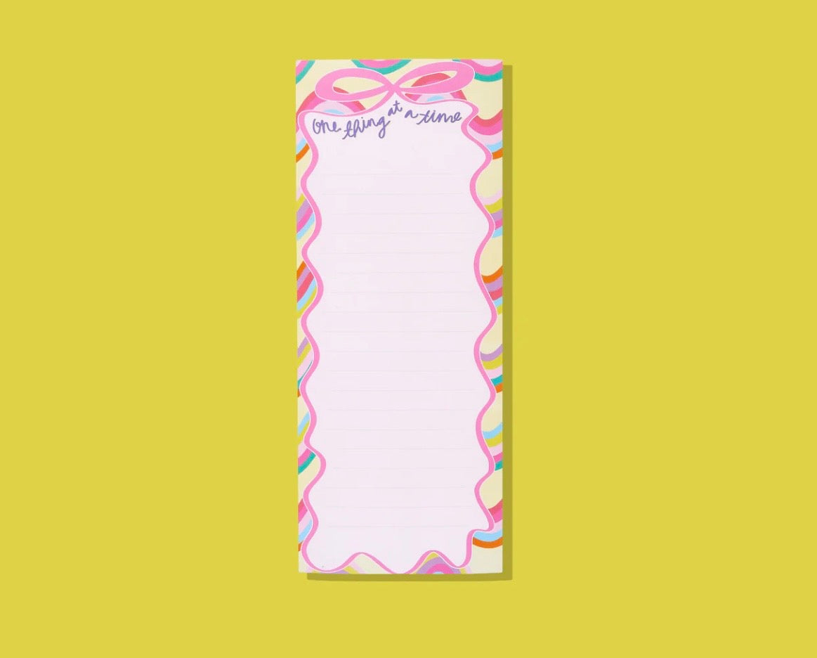 One Things At A Time List Pad