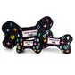 Black Monogram Chewy Vuiton Bone  | Squeaker Dog Toy