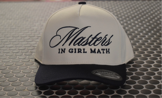 Masters In Girl Math Trucker Hat