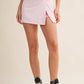Contrast Binding Skort with Slit