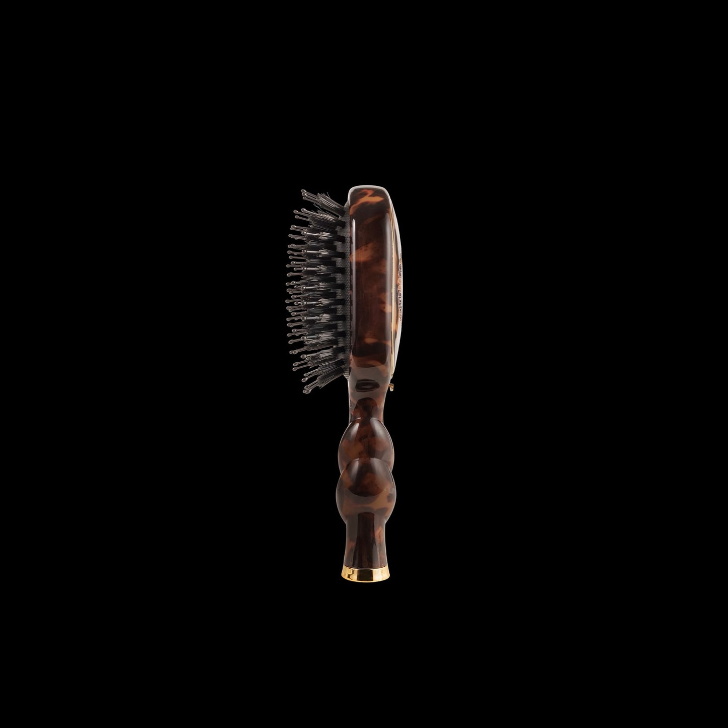 Mini Boar Bristle Hair Brush (Tortoise)