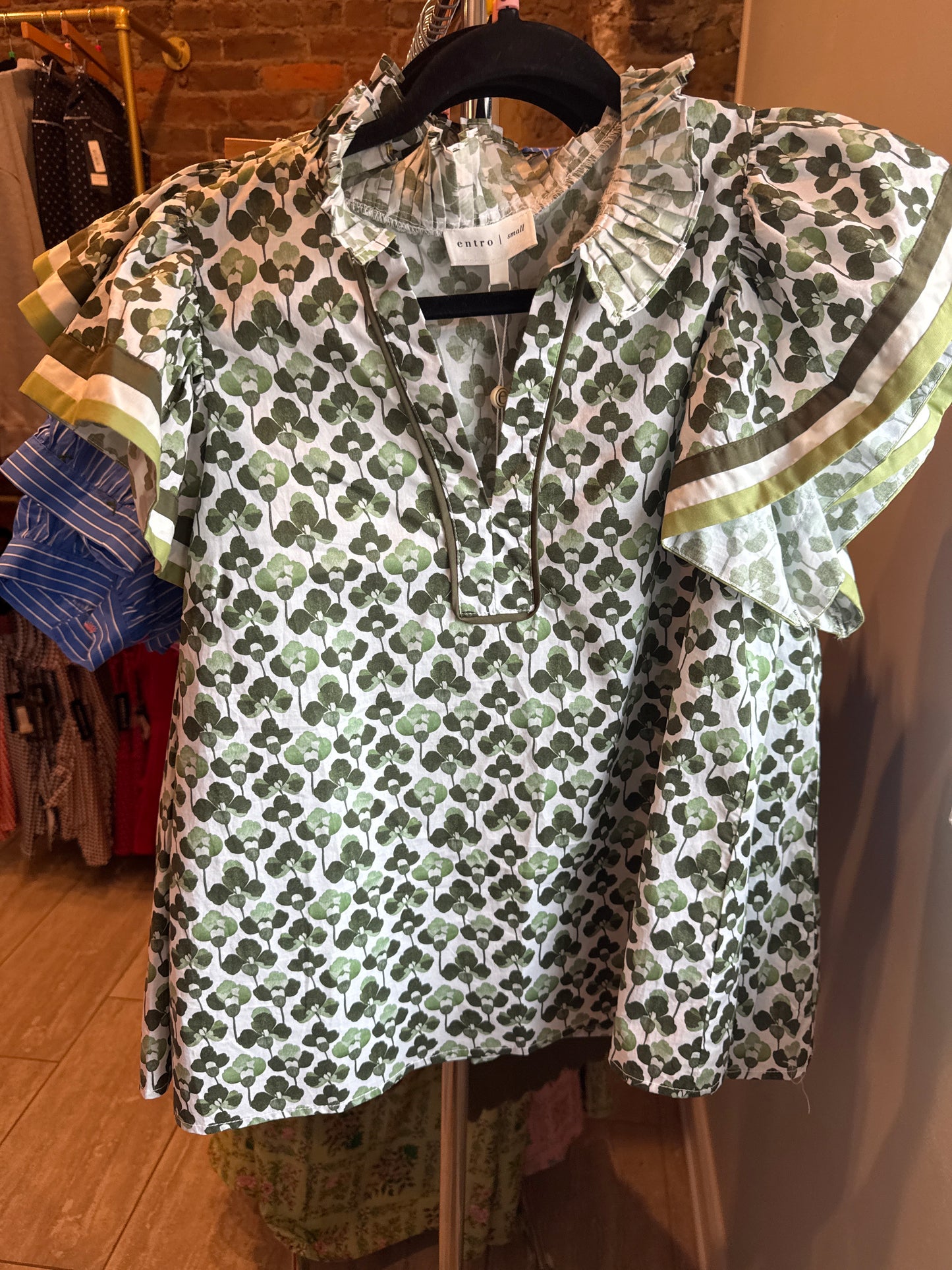 Amanda Green Blouse