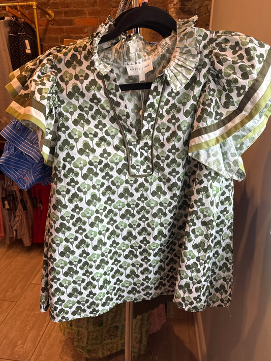 Amanda Green Blouse