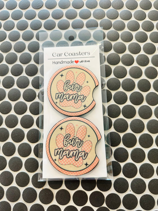 Fur Mama Car Coasters