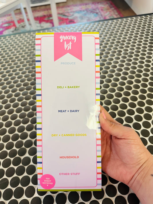 Grocery List Pad